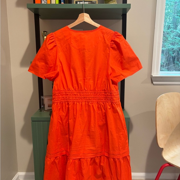 Quince Poplin Tiered Dress - Picture 4 of 5